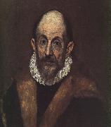 El Greco Self Portrait 1 oil painting